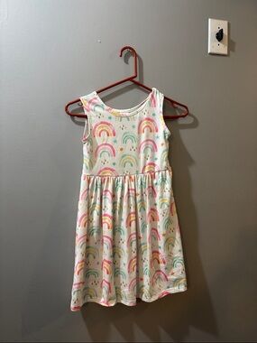 7/8 girls rainbow dress